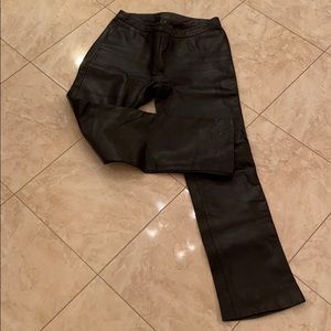 Nicole Miller leather pants